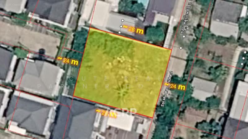 Best Deal in the Project Land for Sale Preecha 3 Village, Nam Daeng–Bang Phli 160 sq.w. near Yellow, Samut Prakan, Bang Kaeo, Bang Plee, Samut Prakan, , 640 sqm, Land For Sale, by Acute Realty Partner Co.,Ltd., 500446463 - DDproperty.com