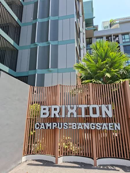 Brixton Campus Bangsaen : บริกซ์ตัน แคมปัส บางแสน, ชลบุรี, Sai 4 S Rd, แสนสุข, เมืองชลบุรี, ชลบุรี, 24 ตร.ม., คอนโด ขาย, โดย The Best Property นุ่น, 500446668 - DDproperty.com