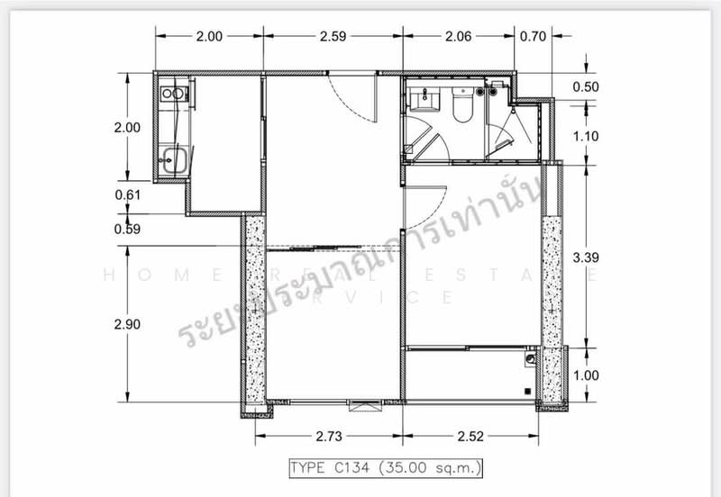 Life Asoke-Rama 9, Bangkok, 626 Asoke-Dindaeng Road, Makkasan, Ratchathewi, Bangkok, 1 Bedroom, 36 sqm, Condo For Sale, by HOME Real Estate Service, 500446870 - DDproperty.com