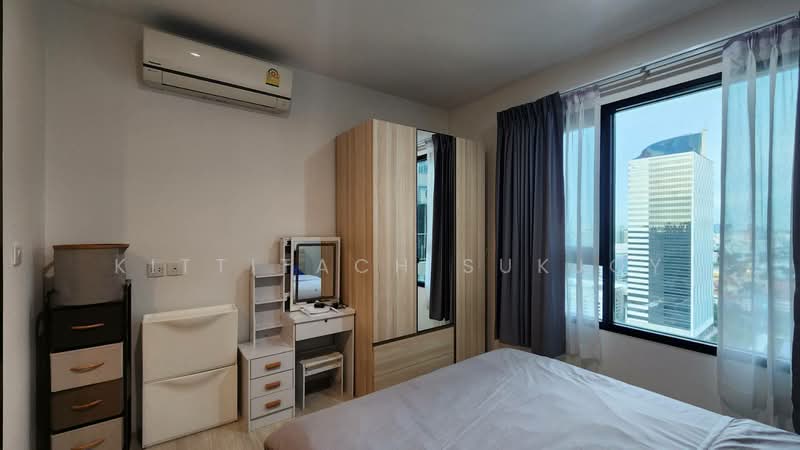 Life Asoke, Bangkok, Asoke-Dindang Road, Bang Kapi, Huai Khwang, Bangkok, 1 Bedroom, 30 sqm, Condo For Rent, by Kittitach Sukjoy, 500447324 - DDproperty.com