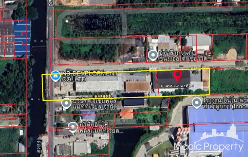 Land 4 Rai with Factory For Sale in Leab Klong 4 Road, Pathum Thani, Lat Sawai, Lam Luk Ka, Pathum Thani, , 7,568 sqm, Land For Sale, by Magic Property, 500447476 - DDproperty.com
