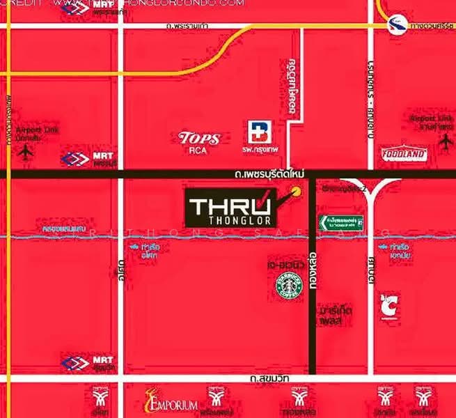 Thru Thonglor, Bangkok, Petchaburi Road, Bang Kapi, Huai Khwang, Bangkok, 1 Bedroom, 36 sqm, Condo For Sale, by Sirithong Saetang, 500447531 - DDproperty.com