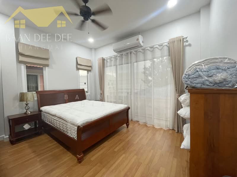 A house for rent near Big C Mae Hia, Chiang Mai Rental Price: 20,000 THB/month Property ID: No.9H488, Chiang Mai, San Phak Wan, Hang Dong, Chiang Mai, 3 Bedrooms, 150 sqm, Single Detached House For Rent, by Baandeedee Chiangmai, 500448006 - DDproperty.com