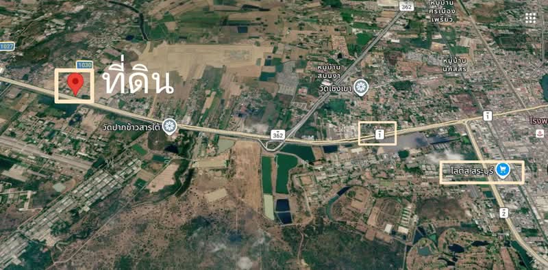Land for sale in Saraburi city, 35-0-62 rai, on Phahonyothin Road, Saraburi, พหลโยธิน, Nong Yao, Muang Saraburi, Saraburi, , 56,248 sqm, Land For Sale, by Fareeda Thaipatan, 500448554 - DDproperty.com