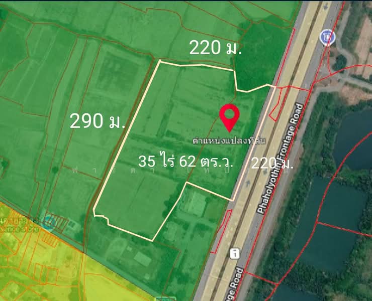 Land for sale in Saraburi city, 35-0-62 rai, on Phahonyothin Road, Saraburi, พหลโยธิน, Nong Yao, Muang Saraburi, Saraburi, , 56,248 sqm, Land For Sale, by Fareeda Thaipatan, 500448554 - DDproperty.com