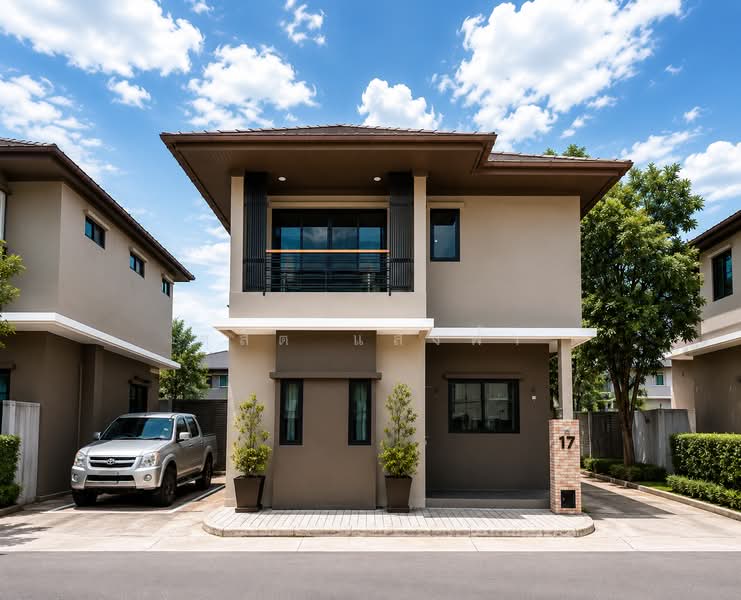 ให้เช่าบ้านเดี่ยวสไตล์ญี่ปุ่นแท้ ใกล้ เจ ปาร์ค ศรีราชา, Chon Buri (Pattaya), Surasak, Si Racha, Chon Buri (Pattaya), 3 Bedrooms, 155 sqm, Single Detached House For Rent, by Dusit Saengfa, 500448850 - DDproperty.com