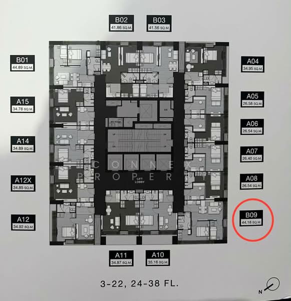 Noble Around Ari : โนเบิล อราวน์ อารีย์, กรุงเทพ, 312 พหลโยธิน, สามเสนใน, พญาไท, กรุงเทพ, 44 ตร.ม., คอนโด ขาย, โดย Connex Property, 500449056 - DDproperty.com