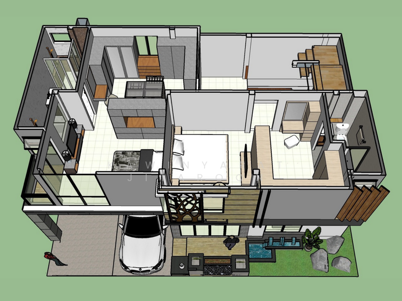 New house, 4 bedrooms, 3 floors, 2 parking spaces, Phatthanakan 65, Bangkok, พัฒนาการ, Prawet, Bangkok, 4 Bedrooms, 278 sqm, Single Detached House For Sale, by Kawinyarat Jitaroon, 500449214 - DDproperty.com