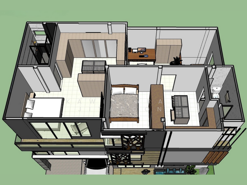 New house, 4 bedrooms, 3 floors, 2 parking spaces, Phatthanakan 65, Bangkok, พัฒนาการ, Prawet, Bangkok, 4 Bedrooms, 278 sqm, Single Detached House For Sale, by Kawinyarat Jitaroon, 500449214 - DDproperty.com