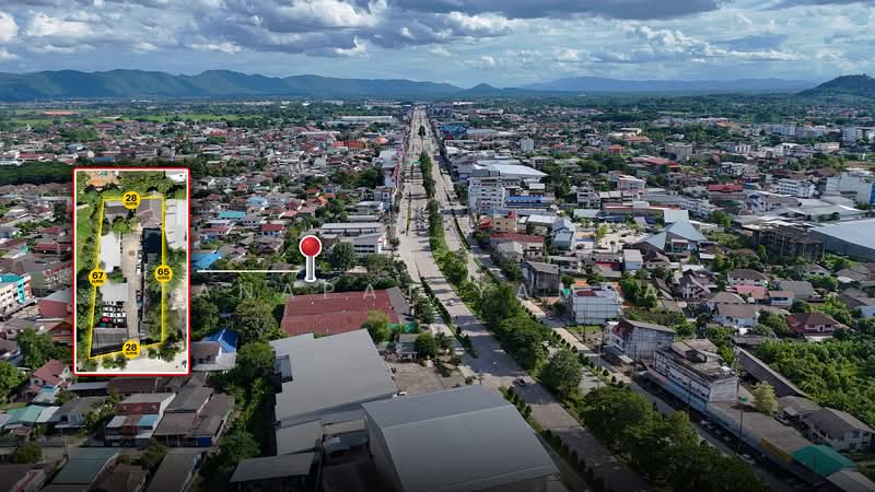 ที่ดินติดถนนพหลโยธิน ตรงข้ามกรีนพาร์ค ต.รอบเวียง, เชียงราย, พหลโยธิน, รอบเวียง, เมืองเชียงราย, เชียงราย, 1,868 ตร.ม., ที่ดิน ขาย, โดย Tanapat Yamsai, 500449755 - DDproperty.com