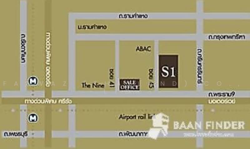 S1 Rama 9, Bangkok, Rama 9 Road, Suan Luang, Bangkok, 1 Bedroom, 35 sqm, Condo For Sale, by Fazwaz (Thailand) Co., Ltd., 500450035 - DDproperty.com
