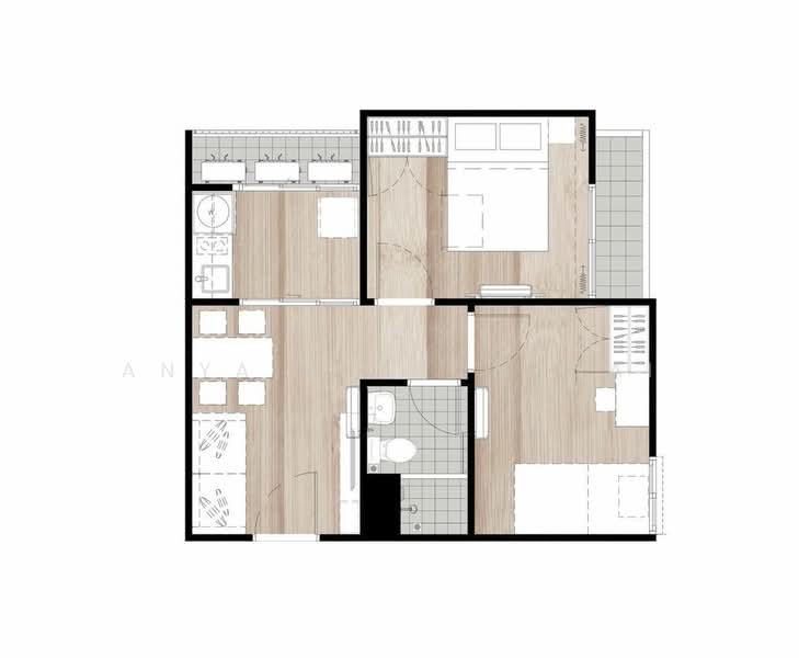 Notting Hill สุขุมวิท 105, กรุงเทพ, 105 Sukhumvit, บางนา, กรุงเทพ, 43 ตร.ม., คอนโด ขาย, โดย Anya Atarchanai, 500451490 - DDproperty.com