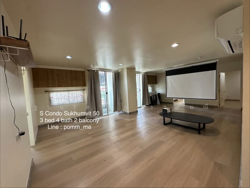 S Condo Sukhumvit 50, Bangkok, 1332 Sukhumvit 50 Aly, Phra Kanong, Khlong Toei, Bangkok, 3 Bedrooms, 118 sqm, Condo For Rent, by ฐานรดา อนรรฆมณี, 500451826 - DDproperty.com
