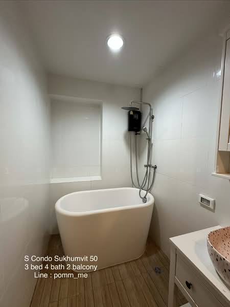 S Condo Sukhumvit 50, Bangkok, 1332 Sukhumvit 50 Aly, Phra Kanong, Khlong Toei, Bangkok, 3 Bedrooms, 118 sqm, Condo For Rent, by ฐานรดา อนรรฆมณี, 500451826 - DDproperty.com
