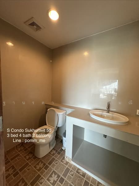 S Condo Sukhumvit 50 : เอส คอนโด สุขุมวิท 50, กรุงเทพ, 1332 ซ. สุขุมวิท 50, พระโขนง, คลองเตย, กรุงเทพ, 118 ตร.ม., คอนโด ให้เช่า, โดย ฐานรดา อนรรฆมณี, 500451826 - DDproperty.com