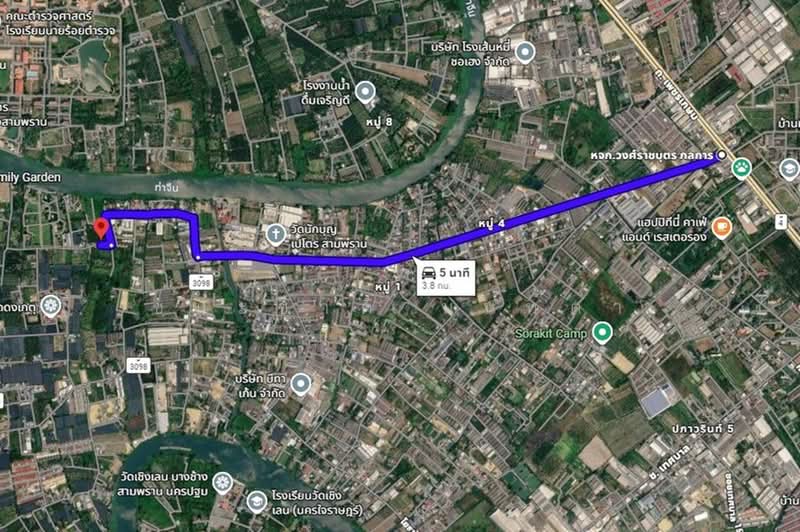 ใกล้ศูนย์ฝักและอบรมเด็กและเยาวชนหญิงบ้านปราณี, Nakhon Pathom, Sam Phran, Nakhon Pathom, , 828 sqm, Land For Sale, by ชนะชาติ นนท์ตา, 500451908 - DDproperty.com