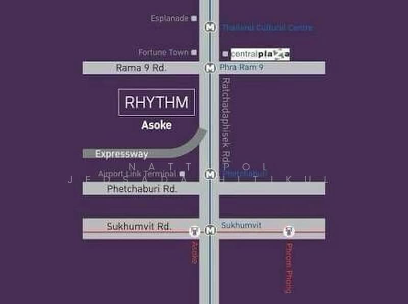 Rhythm Asoke, Bangkok, 299 Asoke - Dindaeng Road, Makkasan, Ratchathewi, Bangkok, 2 Bedrooms, 42 sqm, Condo For Sale, by Nattapol Jedsadathitikul, 500452947 - DDproperty.com