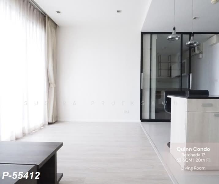 Quinn Ratchada 17, Bangkok, 454 456 Soi Inthara Mari 45, Din Daeng, Bangkok, 1 Bedroom, 52 sqm, Condo For Rent, by Susira Prueksawun, 500453082 - DDproperty.com