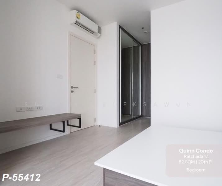 Quinn Ratchada 17, Bangkok, 454 456 Soi Inthara Mari 45, Din Daeng, Bangkok, 1 Bedroom, 52 sqm, Condo For Rent, by Susira Prueksawun, 500453082 - DDproperty.com