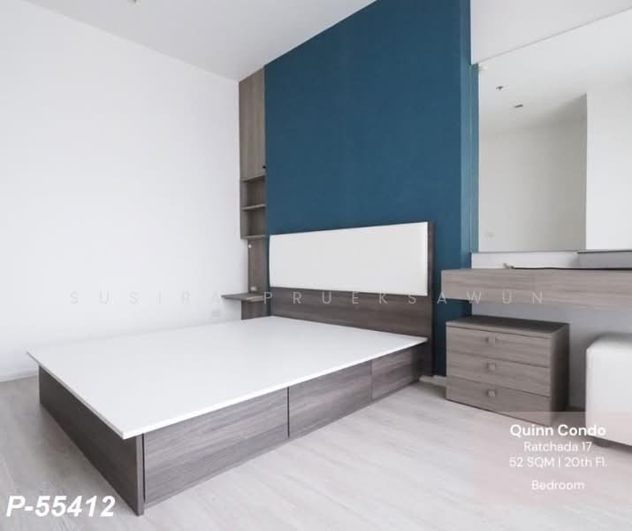 Quinn Ratchada 17, Bangkok, 454 456 Soi Inthara Mari 45, Din Daeng, Bangkok, 1 Bedroom, 52 sqm, Condo For Rent, by Susira Prueksawun, 500453082 - DDproperty.com