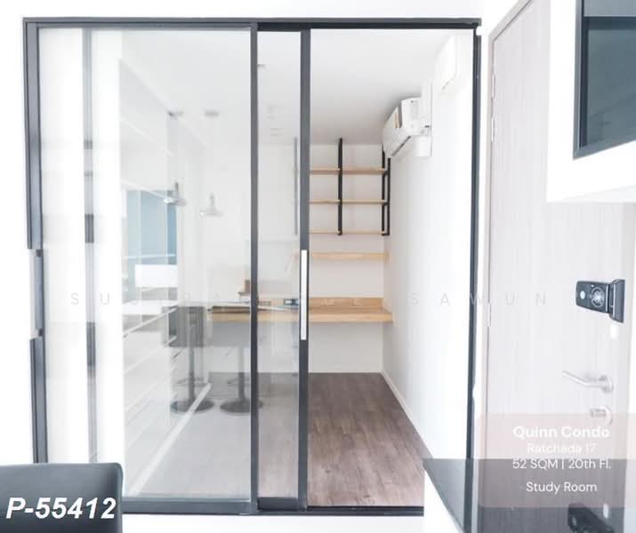 Quinn Ratchada 17, Bangkok, 454 456 Soi Inthara Mari 45, Din Daeng, Bangkok, 1 Bedroom, 52 sqm, Condo For Rent, by Susira Prueksawun, 500453082 - DDproperty.com