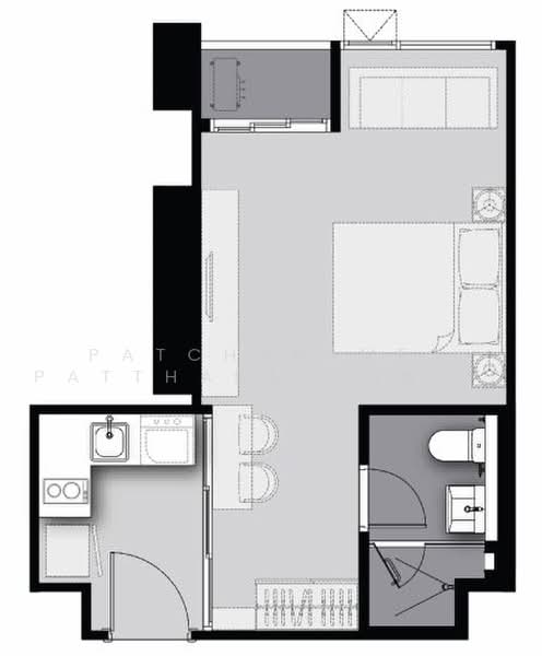 Life Sathorn Sierra, Bangkok, Ratchaphruek Rd, Talat Plu, Thon Buri, Bangkok, Studio, 29 sqm, Condo For Rent, by Patcharames Pattharapornviboon, 500453361 - DDproperty.com