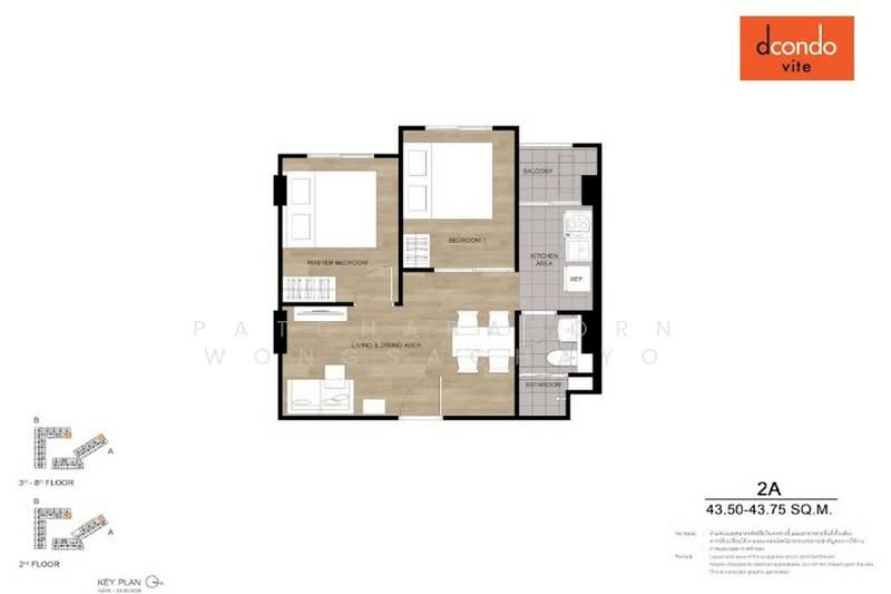 dcondo vite, Chon Buri (Pattaya), Na Kloe, Bang Lamung (Pattaya), Chon Buri (Pattaya), 2 Bedrooms, 43 sqm, Condo For Sale, by Patcharaporn Wongsachayo, 500454009 - DDproperty.com