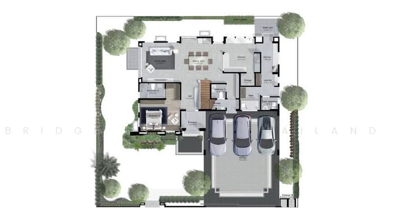 Nantawan Rama 9 - New Krungthepkreetha, Bangkok, Saphan Sung, Bangkok, 4 Bedrooms, 302 sqm, Single Detached House For Sale, by Bridge Estate Thailand, 500454178 - DDproperty.com