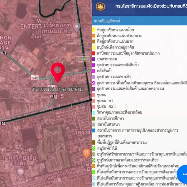 PTE003_ที่ดินถนนรังสิต-ปทุมธานี, Pathum Thani, รังสิต-ปทุมธานี(ถนนสาย346)ขาออกจากรังสิตไปแยกบางพูน, Bang Phun, Muang Pathum Thani, Pathum Thani, , 73,084 sqm, Land For Sale, by Khun Sasi, 500454969 - DDproperty.com