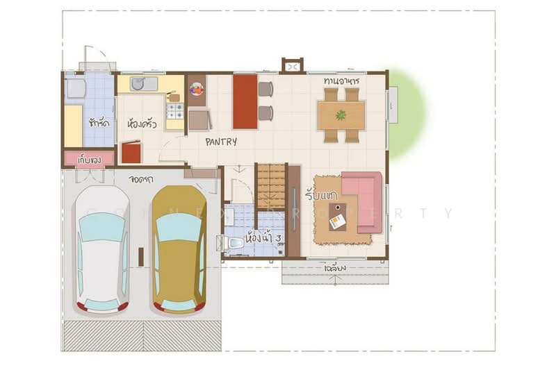 Anasiri Tiwanon-Srisaman, Pathum Thani, Bang Kha Yaeng, Muang Pathum Thani, Pathum Thani, 3 Bedrooms, 136 sqm, Townhouse For Sale, by Connex Property, 500455197 - DDproperty.com