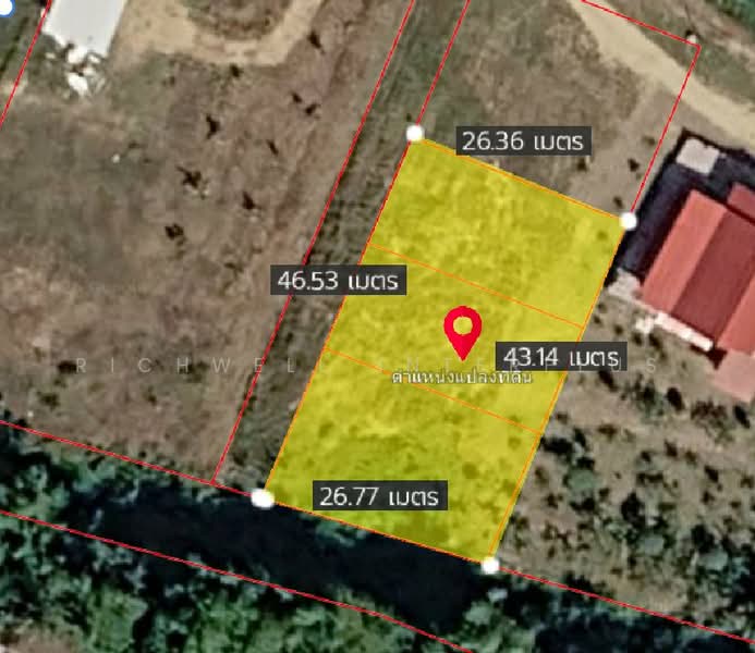 Land for sale in Huai Yai-Chak Ngaew, 300 square wah. Adjacent to a stream, Chon Buri (Pattaya), Huai Yai, Bang Lamung (Pattaya), Chon Buri (Pattaya), , 1,200 sqm, Land For Sale, by RICHWELL INTERPLUS, 500456870 - DDproperty.com