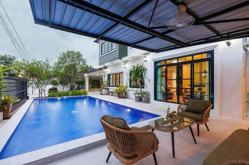 บ้านพูลวิลล่า สไตล์โมเดิร์น Fully Furnished พร้อมเข้าอยู่ ทำเลดีที่สุด หลังตลาดแม่เหียะ เชียงใหม่, เชียงใหม่, รอบเมืองเชียงใหม่, แม่เหียะ, เมืองเชียงใหม่, เชียงใหม่, 380 ตร.ม., บ้านเดี่ยว ขาย, โดย หทัยรัตน์ จรัสอุไรสิน, 500456958 - DDproperty.com