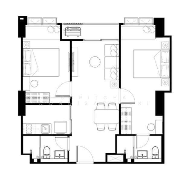 Supalai Parc Ekkamai-Pattanakarn, Bangkok, Suan Luang, Bangkok, 2 Bedrooms, 66 sqm, Condo For Sale, by Supitcha Wongisaraseri, 500456994 - DDproperty.com