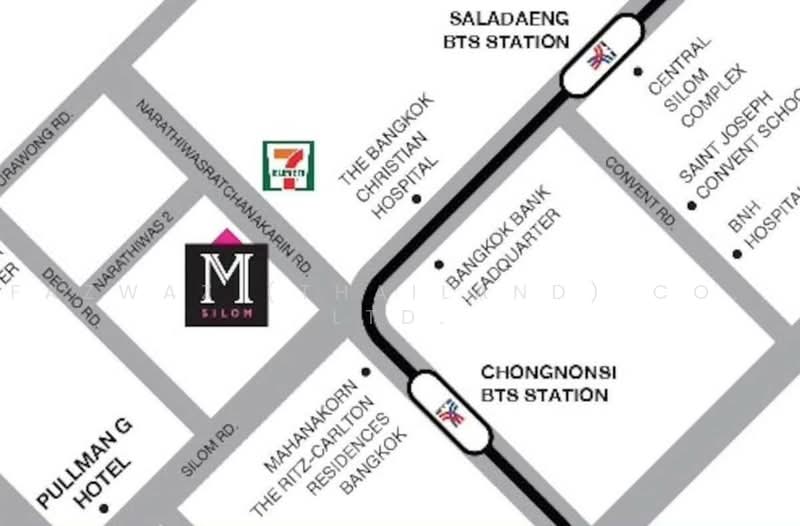 M Silom : เอ็ม สีลม, กรุงเทพ, 26 ถนนนราธิวาสราชนครินทร์, สุริยวงศ์, บางรัก, กรุงเทพ, 53 ตร.ม., คอนโด ให้เช่า, โดย Fazwaz (Thailand) Co., Ltd., 500457295 - DDproperty.com