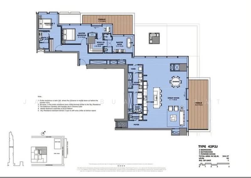 The Ritz-Carlton Residences : เดอะ ริซท์-คาร์ลตัน เรสซิเดนเซส, กรุงเทพ, 114 ถ.นราธิวาสราชนครินทร์, สีลม, บางรัก, กรุงเทพ, 244 ตร.ม., คอนโด ขาย, โดย Jakree Buajatturat, 500457537 - DDproperty.com