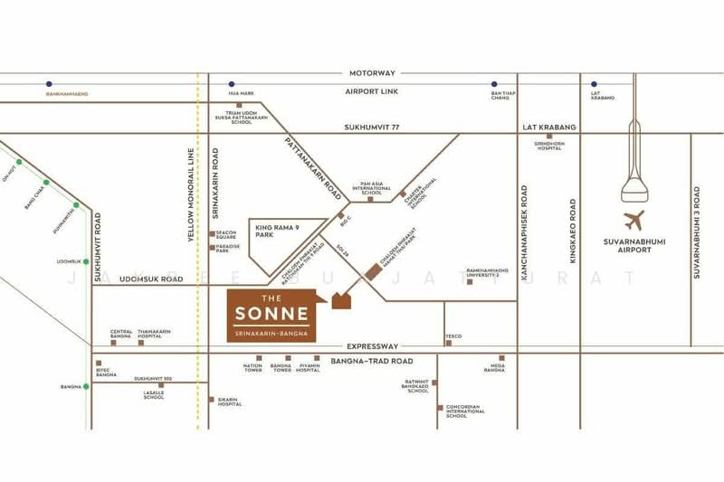 The Sonne Srinakarin-Bangna, Bangkok, Soi Chumchon Mahat Thai 3, Bangna-Trad Road, Dok Mai, Prawet, Bangkok, 4 Bedrooms, 245 sqm, Semi-Detached House (Twin House) For Sale, by Jakree Buajatturat, 500457878 - DDproperty.com