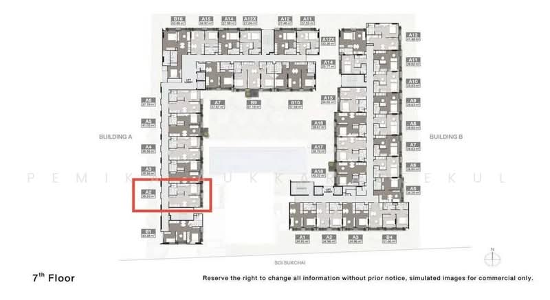 Noble Ambience Sukhumvit 42, Bangkok, 55 Suk Chai Alley, Khong Tan, Khlong Toei, Bangkok, 1 Bedroom, 38 sqm, Condo For Sale, by Pemika Aukkaraleekul, 500457916 - DDproperty.com