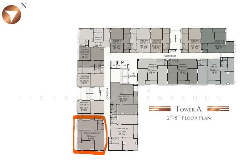 Supalai Prime Rama 9, Bangkok, Rama 9 Road, Bang Kapi, Huai Khwang, Bangkok, 2 Bedrooms, 52 sqm, Condo For Sale, by Natasa Techathonthanakhun, 500458473 - DDproperty.com