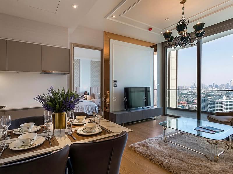 Magnolias Waterfront Residences, Bangkok, 259 Charoen Nakhon Road, Khlong Ton Sai, Khlong San, Bangkok, 1 Bedroom, 65 sqm, Condo For Rent, by Boonraksa Sopak, 500459402 - DDproperty.com