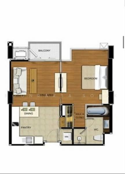 The Address Sukhumvit 61, Bangkok, 22 Soi Sukhumvit 61 Sukhumvit Road, Khlong Tan Nua, Watthana, Bangkok, 1 Bedroom, 47 sqm, Condo For Rent, by Boonraksa Sopak, 500459627 - DDproperty.com