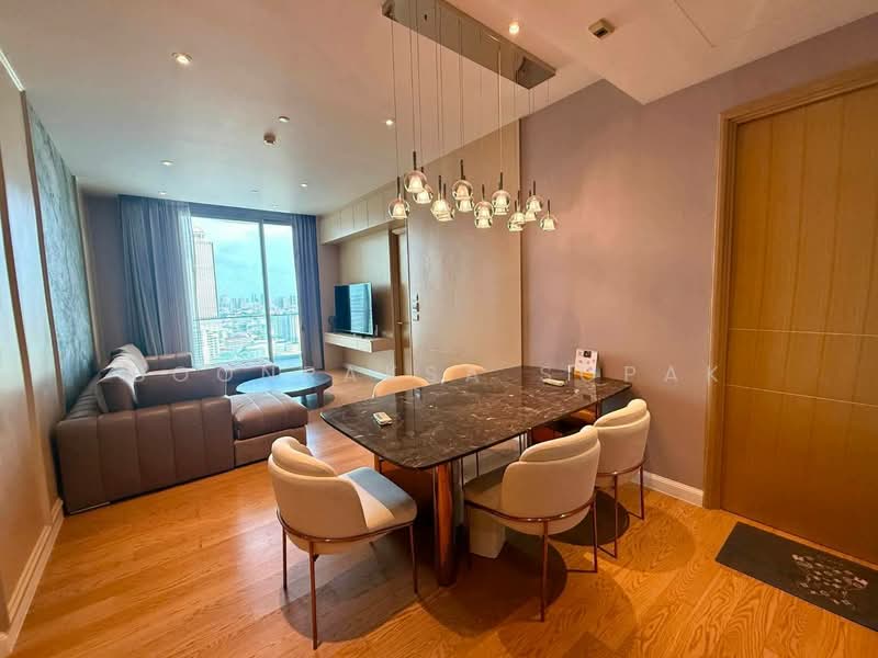 Magnolias Waterfront Residences, Bangkok, 259 Charoen Nakhon Road, Khlong Ton Sai, Khlong San, Bangkok, 2 Bedrooms, 102 sqm, Condo For Rent, by Boonraksa Sopak, 500459699 - DDproperty.com