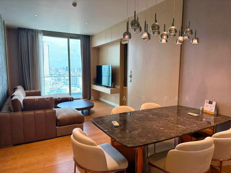 Magnolias Waterfront Residences, Bangkok, 259 Charoen Nakhon Road, Khlong Ton Sai, Khlong San, Bangkok, 2 Bedrooms, 102 sqm, Condo For Rent, by Boonraksa Sopak, 500459699 - DDproperty.com