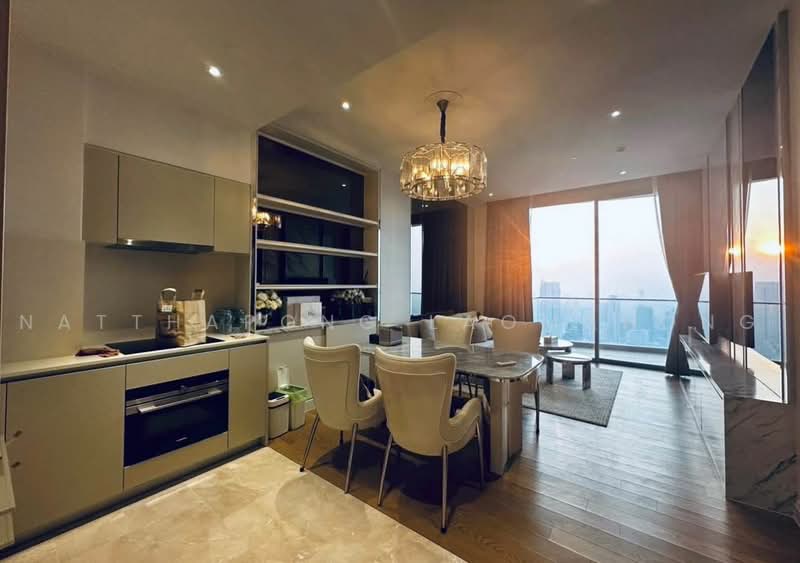 Magnolias Waterfront Residences, Bangkok, 259 Charoen Nakhon Road, Khlong Ton Sai, Khlong San, Bangkok, 2 Bedrooms, 94 sqm, Condo For Rent, by Natthapong Laomahong, 500460654 - DDproperty.com