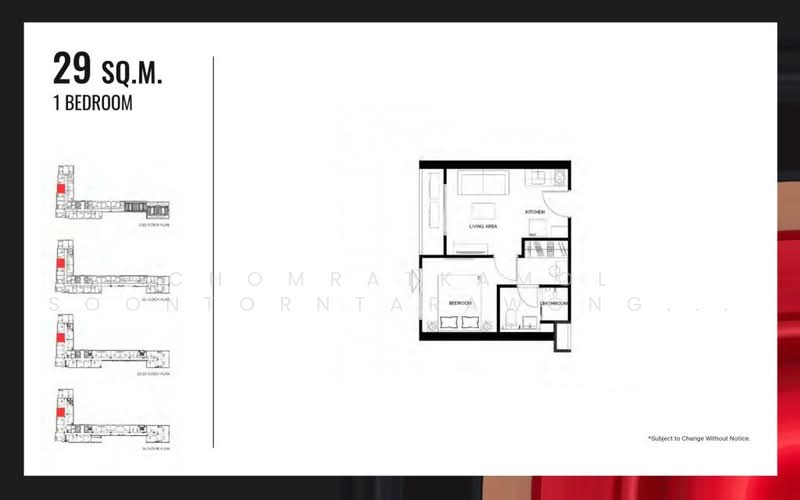 Quintara MHy’DEN Pho Nimit, Bangkok, 61 Krung Thonburi Road, Bukkalo, Thon Buri, Bangkok, 1 Bedroom, 32 sqm, Condo For Sale, by Chomratkamol Soontorntarawong (Gor), 500460656 - DDproperty.com