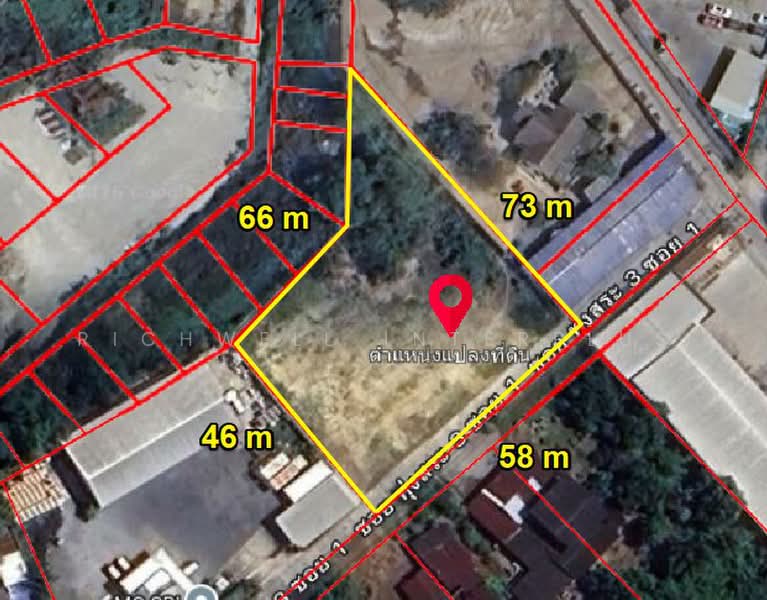 For sale: 1 rai of land, already filled and leveled, located in Soi Thung Sara 3, 950 meters, Chon Buri (Pattaya), Ban Suan, Muang Chon Buri, Chon Buri (Pattaya), , 2,828 sqm, Land For Sale, by RICHWELL INTERPLUS, 500460860 - DDproperty.com