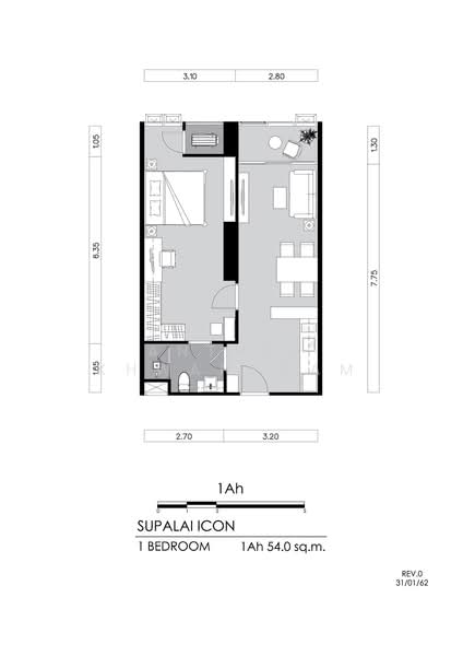 Supalai Icon Sathorn, Bangkok, Sathorn Tai Road, Thung Maha Mek, Sathon, Bangkok, 1 Bedroom, 53 sqm, Condo For Sale, by Anthea Khwanngam, 500461165 - DDproperty.com