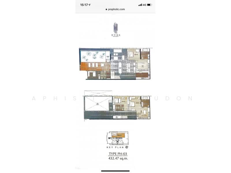 Hyde Sukhumvit 13, Bangkok, 13 Sukhumvit Road, Khlongtoei Nua, Watthana, Bangkok, 3 Bedrooms, 432 sqm, Condo For Sale, by Aphisit Khotudon, 500461545 - DDproperty.com