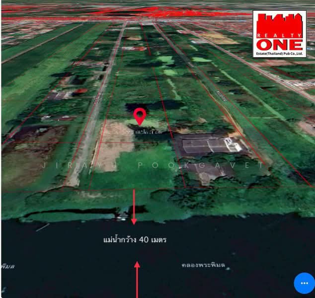 ที่ดินเปล่า 696 ตารางวา ติดน้ำ บางบัวทอง, Nonthaburi, ไทรน้อย-บางกรวย, Bang Bua Thong, Nonthaburi, , 2,784 sqm, Land For Sale, by Jirayu Pookgavet, 500461640 - DDproperty.com