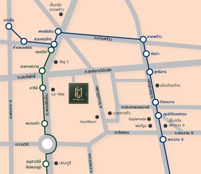 Metro Luxe Phaholyothin-Sutthisan : เมโทร ลักซ์ พหลโยธิน-สุทธิสาร, กรุงเทพ, อินทามาระ 14, สามเสนใน, พญาไท, กรุงเทพ, 28 ตร.ม., คอนโด ขาย, โดย The Best Property ไก่, 500462003 - DDproperty.com