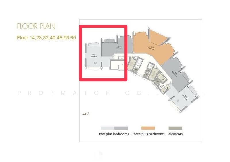 Magnolias Waterfront Residences : แมกโนเลียส์ วอเตอร์ฟรอนท์ เรสซิเดนซ์, กรุงเทพ, 259 ถ. กรุงธนบุรี, คลองต้นไทร, คลองสาน, กรุงเทพ, 112 ตร.ม., คอนโด ขาย, โดย PROPMATCH CO., LTD., 500462227 - DDproperty.com